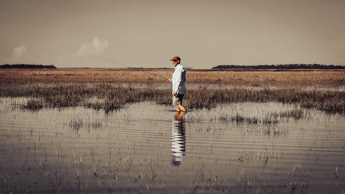 Locating a Good Spartina Flat for Flood Tide Redfish