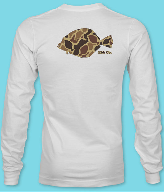 Camo Flounder Long-sleeve Tee