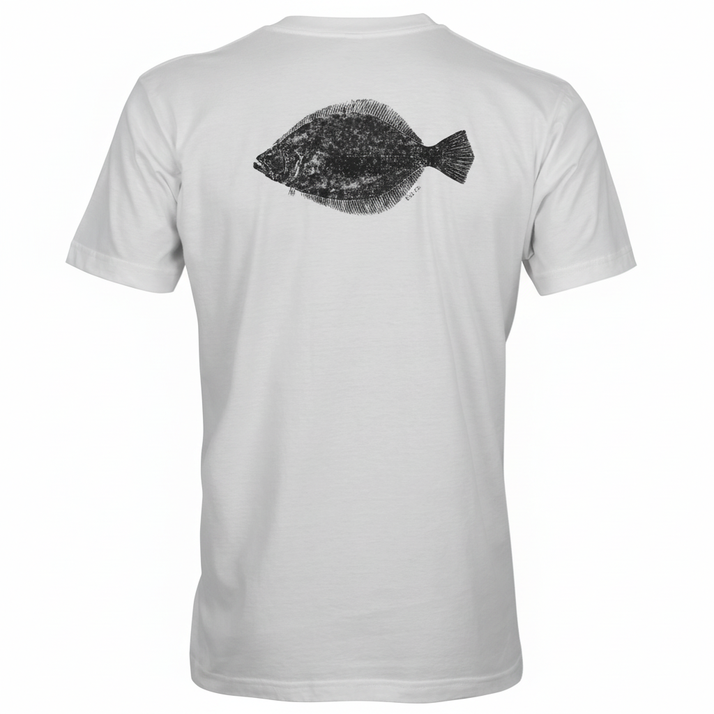 Gyotaku Flounder Tee