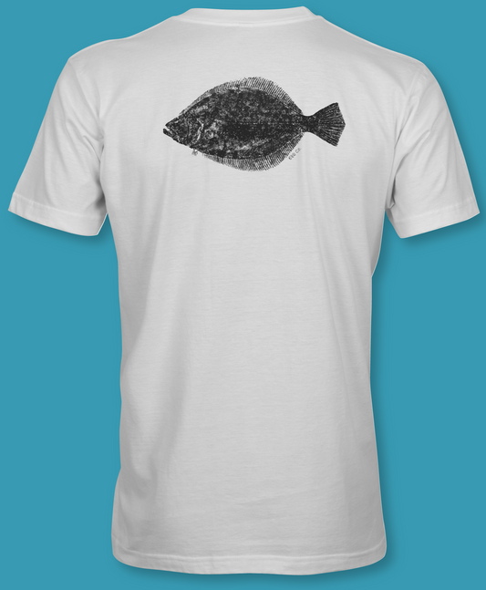 Gyotaku Flounder Tee