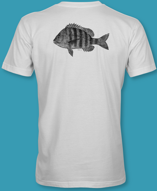 Gyotaku Sheepshead Tee