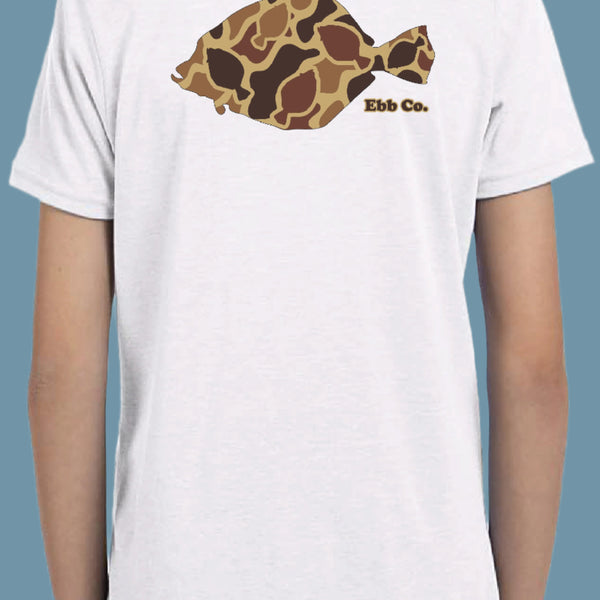 Kids Camo Flounder
